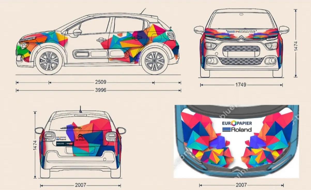 Profesionalna montaža car wrap folije na vozilo u BiH