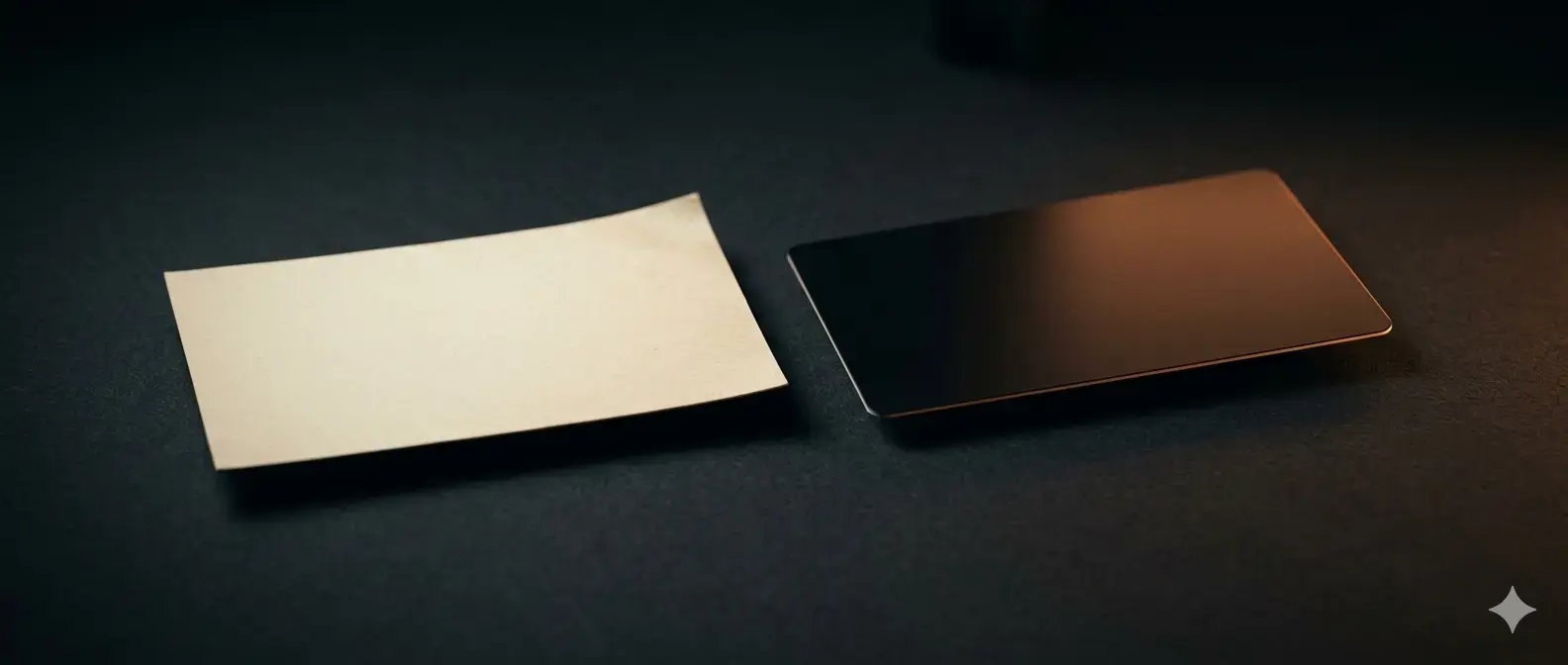 PVC vs papirne vizit karte u BiH — poređenje materijala