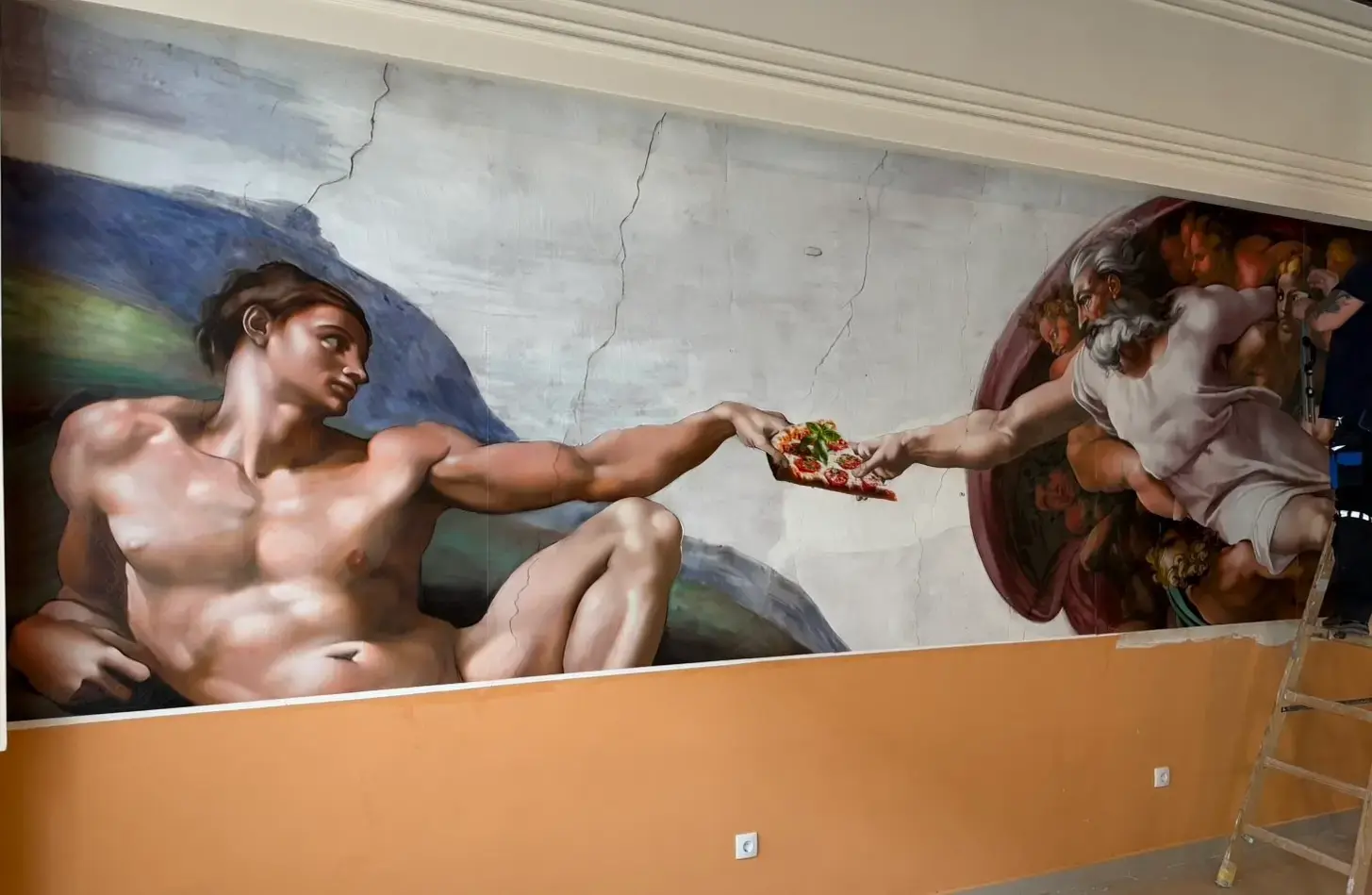 3D tapete caffe bar brendiranje enterijera