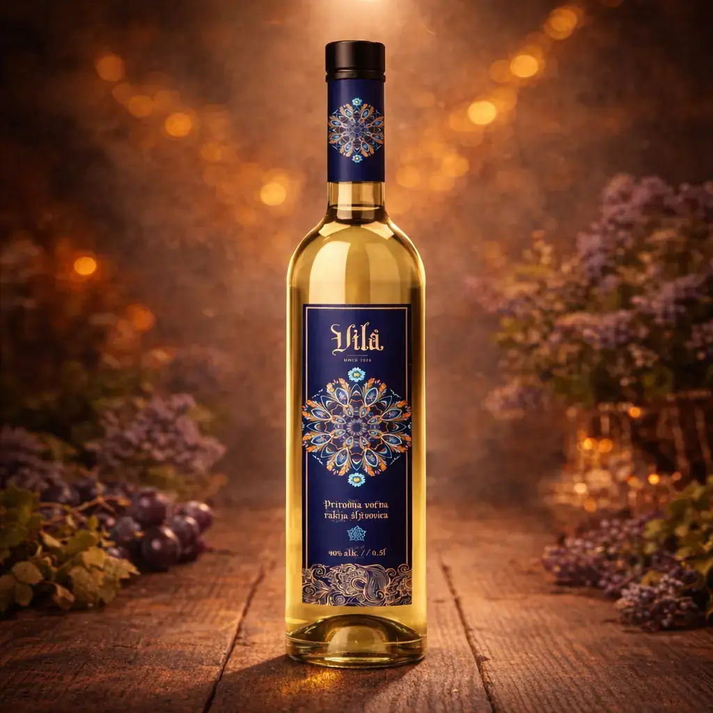 Štampa etiketa za rakiju Vila