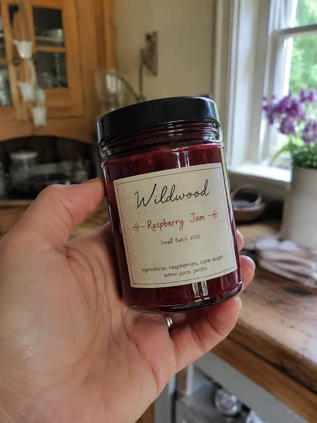 Premium etiketa na tegli marmelade — domaća proizvodnja